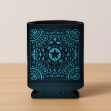 Load image into Gallery viewer, Austin Bandana Koozie featuring bold pop-culture design