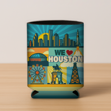 Load image into Gallery viewer, We Love Houston Koozie with bold design