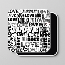 Load image into Gallery viewer, Love In Words Magnet by Mod Panic featuring bold pop-culture design