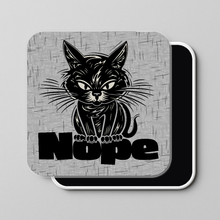 Load image into Gallery viewer, Nope Cat Magnet featuring bold design and playful charm