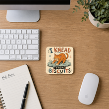 Load image into Gallery viewer, I Need Them Biscuits Cat ModCore Coaster mockup