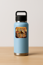 Load image into Gallery viewer, Aus Tex Sticker featuring bold pop-culture design