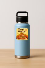 Load image into Gallery viewer, Don'T Worry, It Gets Worse! Sticker in bold design