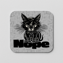 Load image into Gallery viewer, Nope Cat Sticker featuring bold and playful design