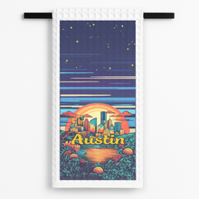Load image into Gallery viewer, Austin Sunset Over The Lake Tea Towel