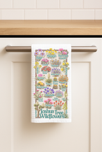 Load image into Gallery viewer, Joshua Tree Wildflowers Tea Towel featuring bold, colorful design