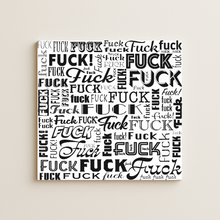 Load image into Gallery viewer, Fuck In Words Wall Print featuring bold typography and retro design
