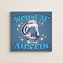 Load image into Gallery viewer, Weird Af Wall Print with bold, retro-future design
