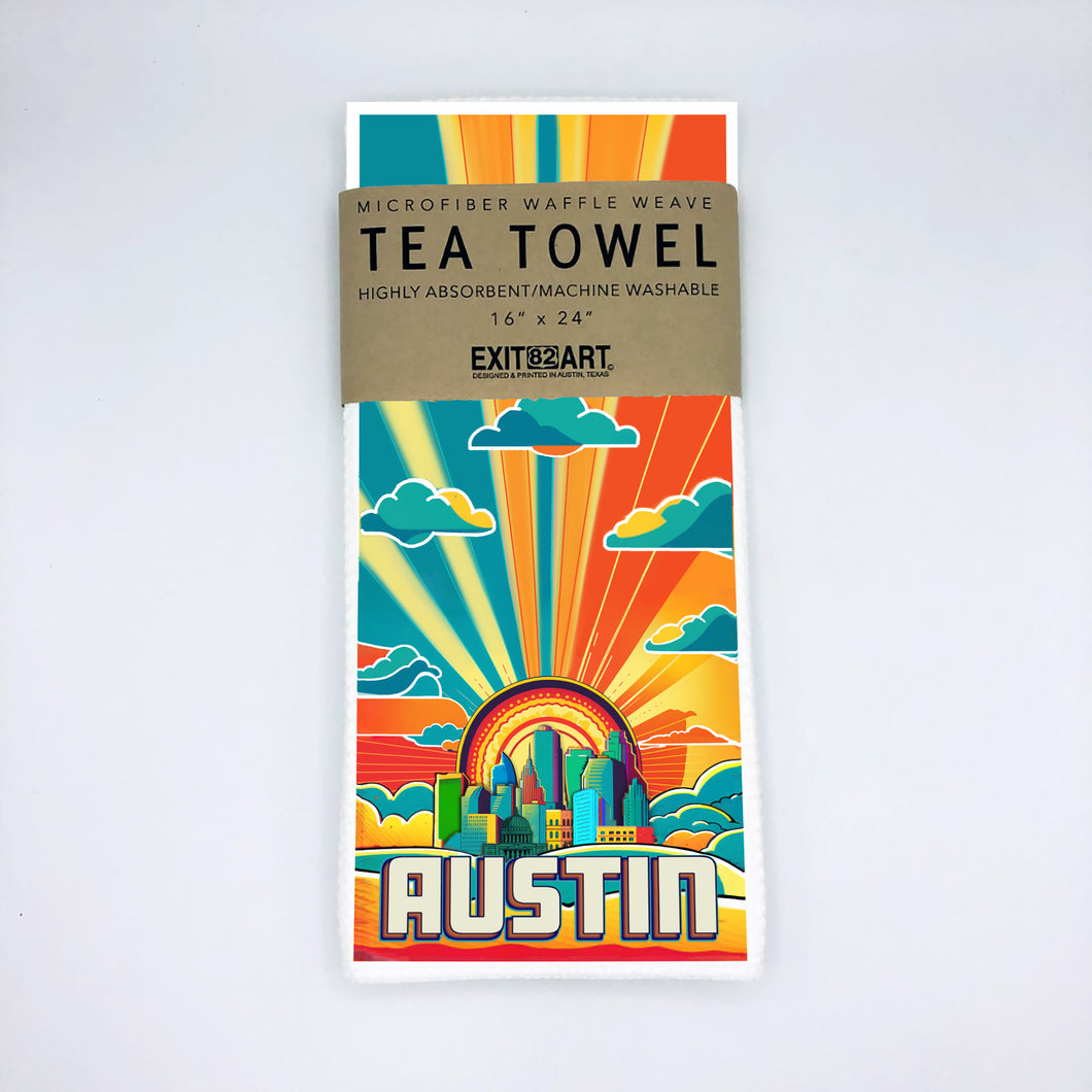 Austin Texas Vivid Towel