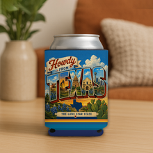 Load image into Gallery viewer, Howdy From Texas Koozie mockup
