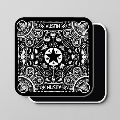 Mod Panic Bandana Magnet featuring bold, playful design