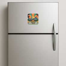 Load image into Gallery viewer, Austin Music Festival Stay Weird Live Loud Magnet mockup
