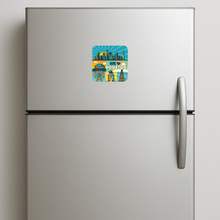 Load image into Gallery viewer, Houston Icons Magnet showcasing bold pop culture design
