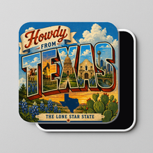 Load image into Gallery viewer, Howdy From Texas The Lone Star State Magnet mockup
