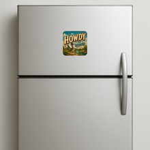 Load image into Gallery viewer, Howdy From Wimberley Roadrunner Magnet mockup
