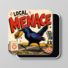 Load image into Gallery viewer, Local Menace Grackle Magnet featuring bold design
