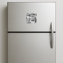 Load image into Gallery viewer, Love In Words Magnet by Mod Panic featuring bold pop-culture design
