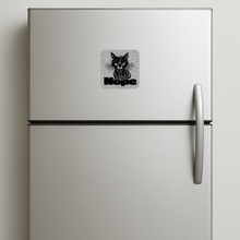 Load image into Gallery viewer, Nope Cat Magnet featuring bold design and playful charm
