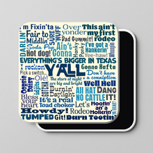 Load image into Gallery viewer, Texas Sayings2 Magnet featuring bold pop-culture design
