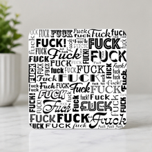 Load image into Gallery viewer, Fuck In Words ModCore Coaster mockup
