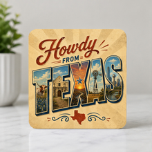 Load image into Gallery viewer, Howdy From Texas ModCore Coaster mockup
