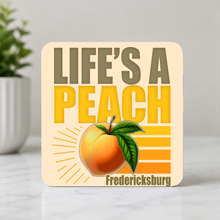 Load image into Gallery viewer, Life's A Peach ModCore Coaster mockup
