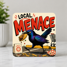 Load image into Gallery viewer, Local Menace Grackle ModCore Coaster mockup
