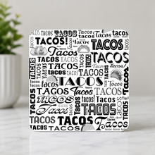 Load image into Gallery viewer, Tacos In Words ModCore Coaster mockup
