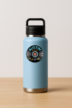 Load image into Gallery viewer, Austin Rocks Sticker featuring bold retro design
