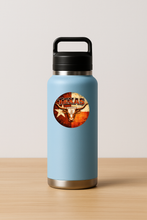 Load image into Gallery viewer, Texas Longhorn Burnt Orange Sticker mockup
