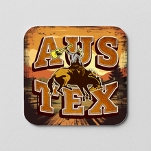 Load image into Gallery viewer, Aus Tex Sticker featuring bold pop-culture design
