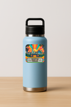 Load image into Gallery viewer, Austin Music Festival Stay Weird Live Loud Sticker mockup
