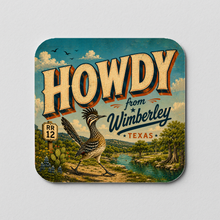Load image into Gallery viewer, Howdy From Wimberley Roadrunner Sticker mockup
