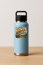 Load image into Gallery viewer, Howdy From Wimberley sticker featuring bold design and vibrant colors.
