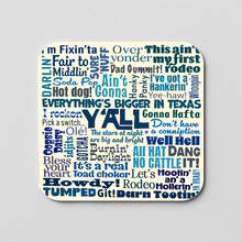 Load image into Gallery viewer, Texas Sayings2 Sticker featuring bold pop-culture design
