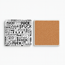 Load image into Gallery viewer, Fuck In Words Stone Coaster - Stylish and witty home decor
