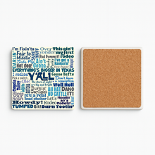 Load image into Gallery viewer, Texas Sayings2 Stone Coaster featuring bold design
