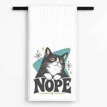 Load image into Gallery viewer, Nope Cat Price 12.Yml Tea Towel mockup
