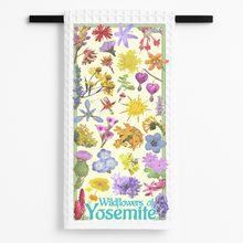 Load image into Gallery viewer, Yosemite Flowers Tea Towel featuring bold pop-culture design

