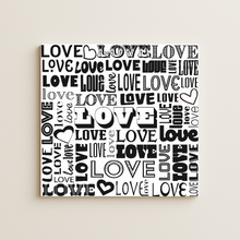 Load image into Gallery viewer, Love In Words Wall Print featuring bold, colorful design
