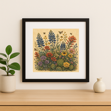 Load image into Gallery viewer, Colorful Petals And Wings Wall Print by Mod Panic
