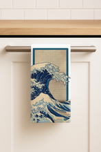 Load image into Gallery viewer, Great Wave Tea Towel
