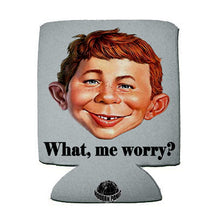 Load image into Gallery viewer, Alfred E Neuman -What, me worry? - Beverage Insulator

