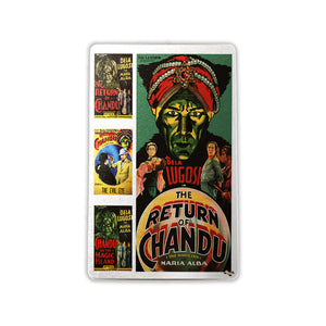 Return of Chandu - Bela Lugosi - Vintage Movie Poster  - Metal Fridge Magnet