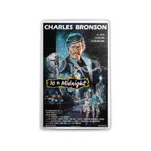 Load image into Gallery viewer, Charles Bronson 10 to Midnight - Vintage Movie Poster  - Metal Fridge Magnet
