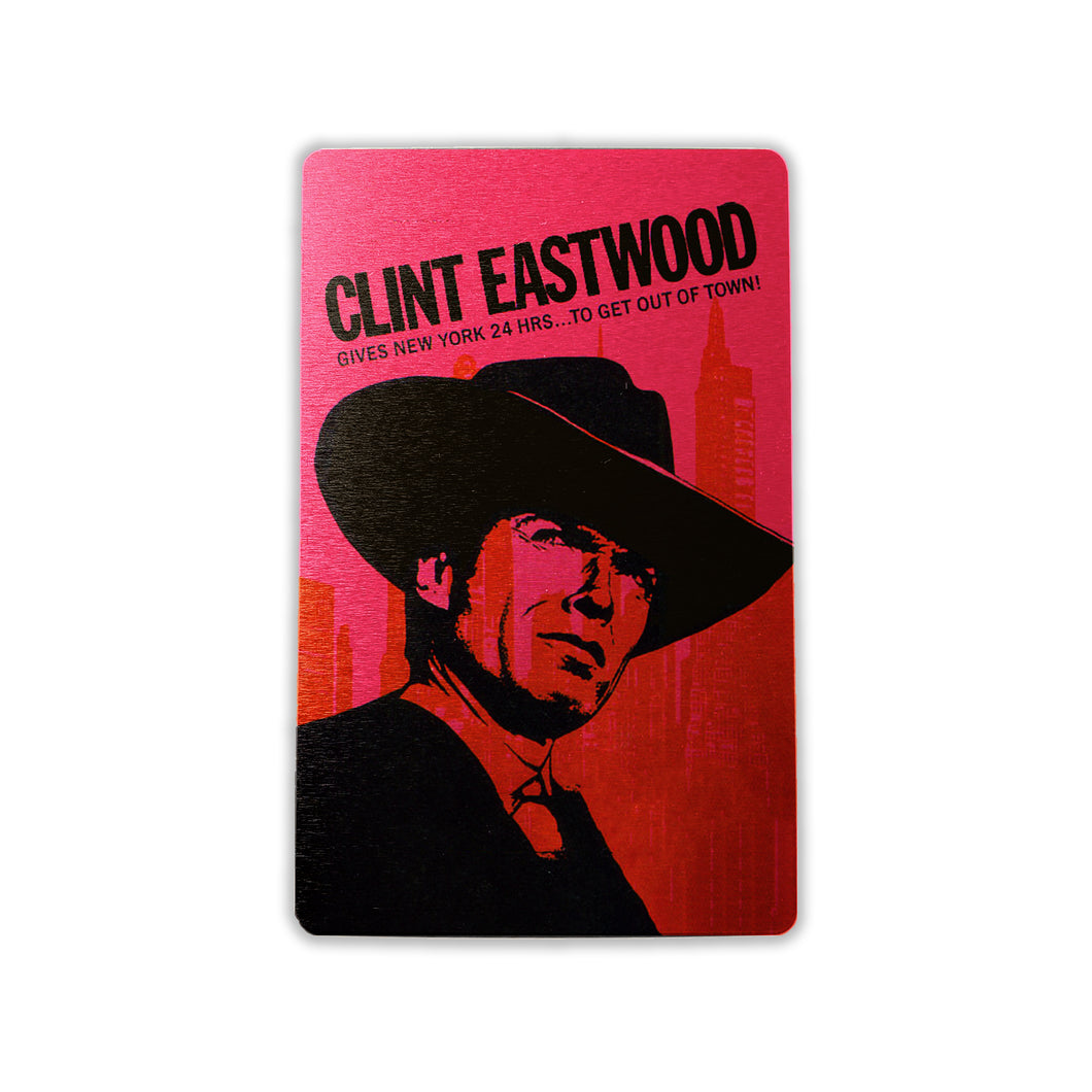 Clint Eastwood - Vintage Movie Poster  - Metal Fridge Magnet