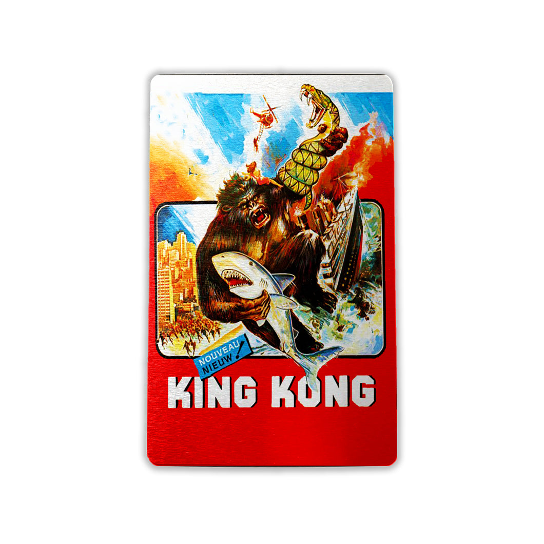King Kong - Vintage Movie Poster  - Metal Fridge Magnet
