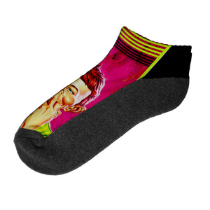 Alfred E Neuman Socks - Mad - What Me Worry? Low Cut Ankle Socks
